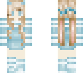 blue bunny devil girl