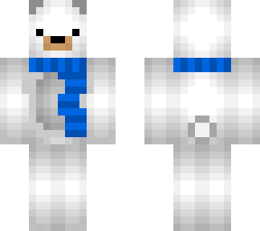 blue scarf