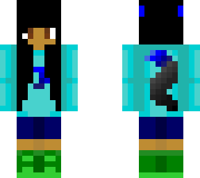 blue wolf girl