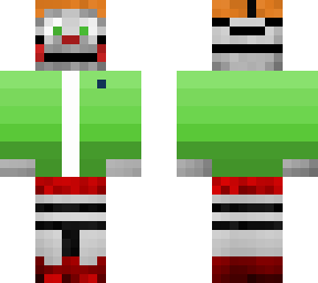 circus baby with a jacket