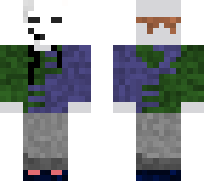 green blue mask