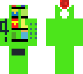 green vending machine santa hat