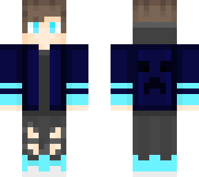 neon blue gamer -redraw-