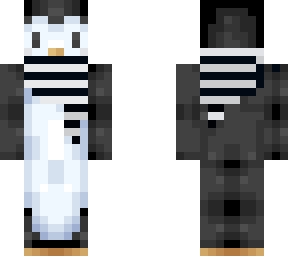 penguin black scarf