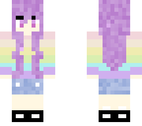 rainbow purple gurl