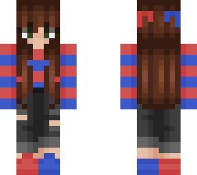 red and blue