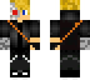 robotic assassin blonde man