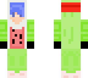 water melon boy with sliced head