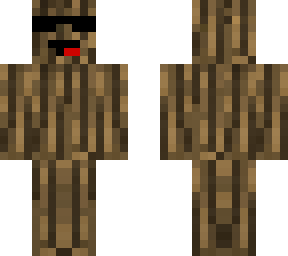 wood with sunglasses