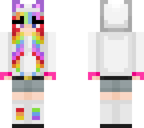 2015 rainbow hair girl reimagined