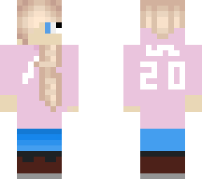 2020 leavers jumper blonde girl light pink