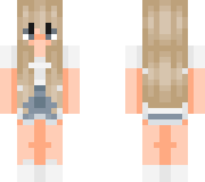 blonde girl with basic outfit