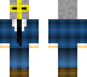 blue suit crusader