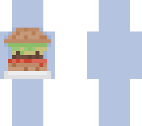 burger on a plate