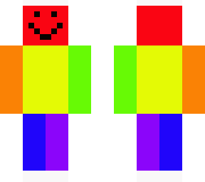 cringing rainbow man