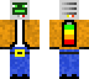 double a battery charged robot
