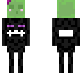Enderman With Cute Slime Minecraft Skin
