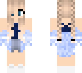 fancy blue blonde