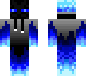 fiery blue enderman
