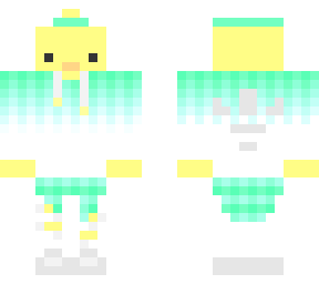 green vibrating cute ducky