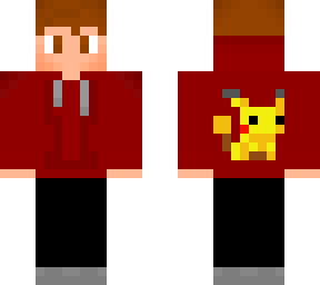 guy with pikachu hoodie