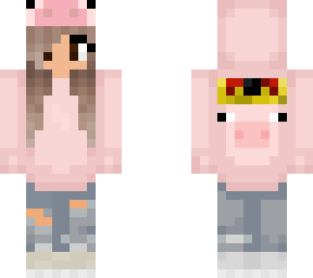 hehe pig with crown girl