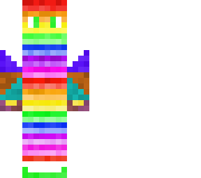 inverted rainbow | Minecraft Skin