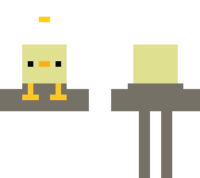 little duck in a robot
