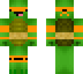 orange ninja turtle