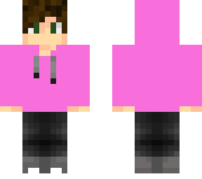 pink hoodie boy