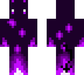 purple flamed demon