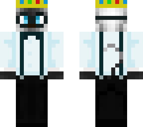 ragdoll with crown and glasses