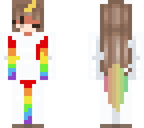 rainbow unicorn girl