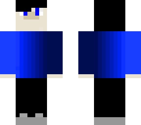 a guy who loves blue