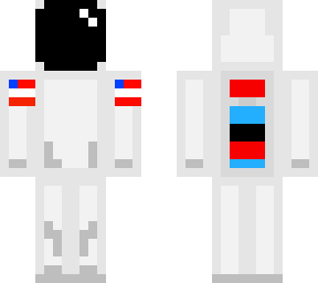 astronaut with american flag additions