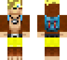 banjo kazooie with hair!