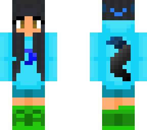 blue wolf girl