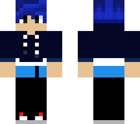 cool blue hair dude