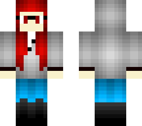 first female skin! nerdy girl