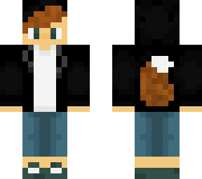fox boy with dark green