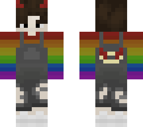 g a y de,on angle boi lol in overalls too