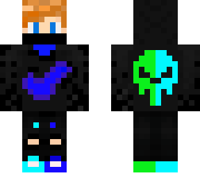 green and blue orange haired boy