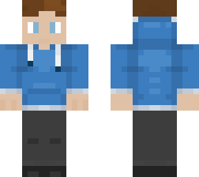 kid with blue shirt
