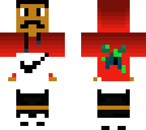 mumbo moustache nike red
