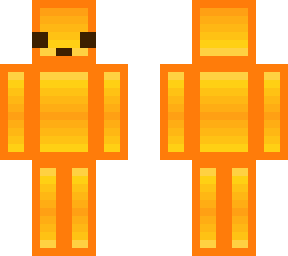 orange ombre outlined