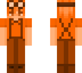 orange overalls