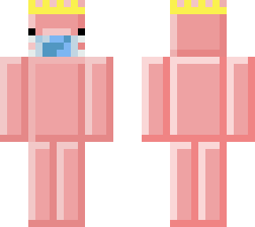 pixel pig with mask