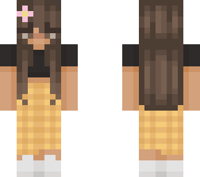 Pretty Brown Hair Girl | Minecraft Skin