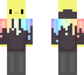 rainbow hoodie (duck)