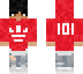 red and white